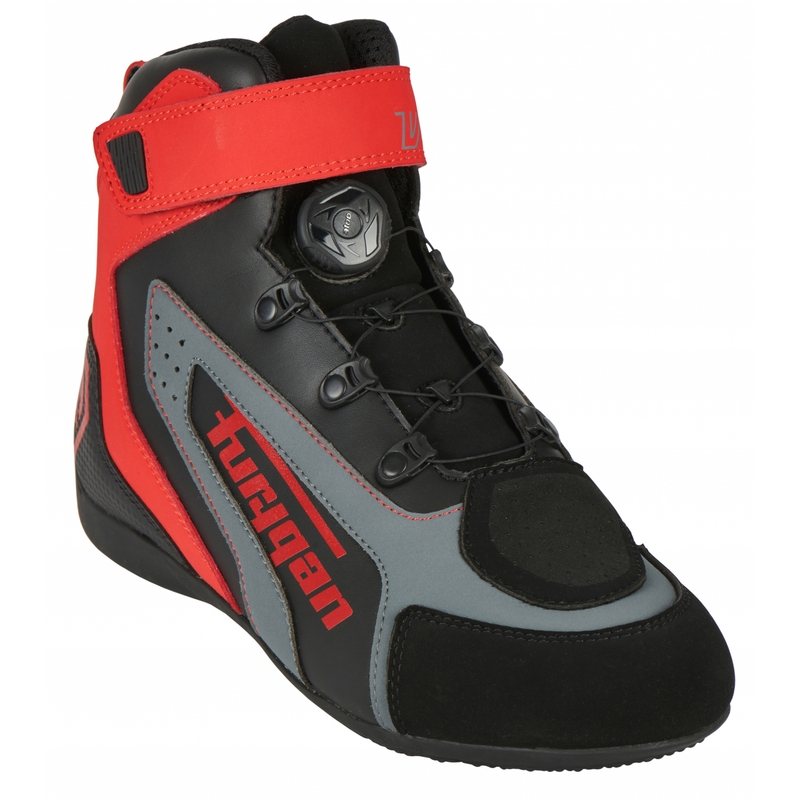 Botas de moto Furygan V4 Easy D3O Negro-Rojo