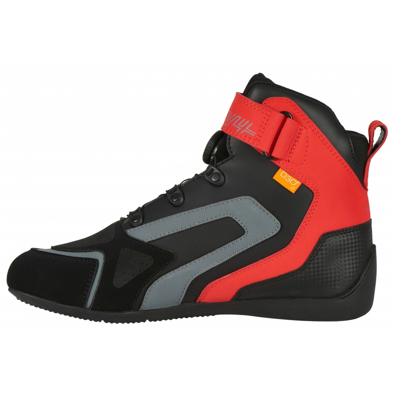 Botas de moto Furygan V4 Easy D3O Negro-Rojo