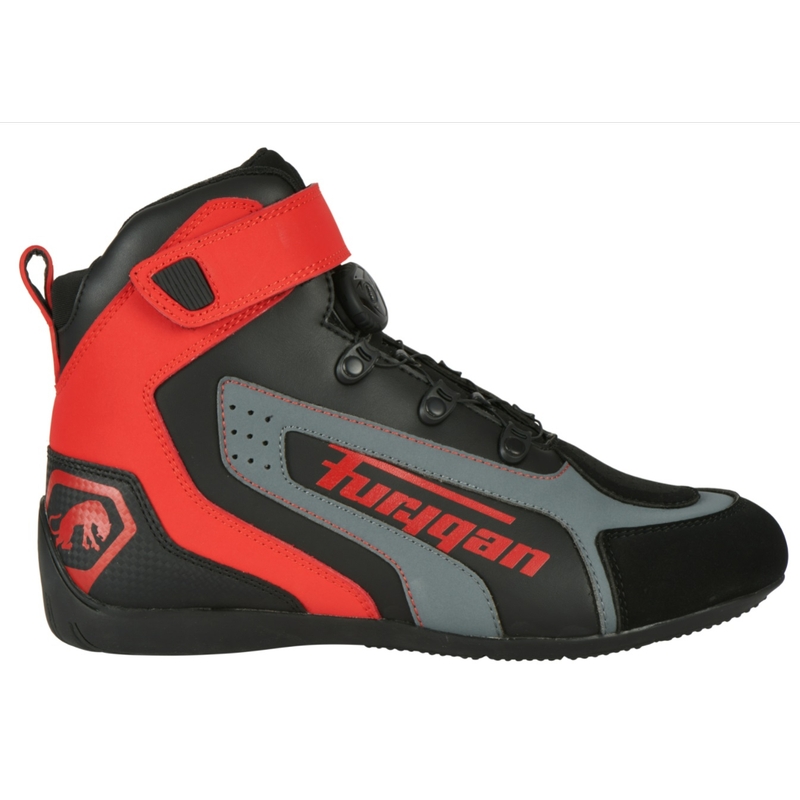 Botas de moto Furygan V4 Easy D3O Negro-Rojo