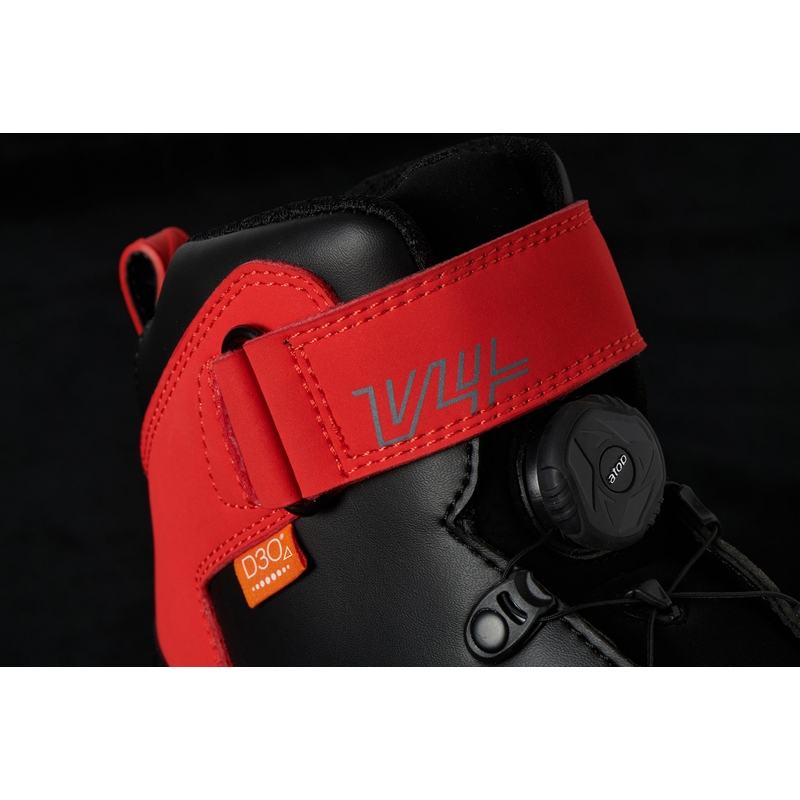 Botas de moto Furygan V4 Easy D3O Negro-Rojo
