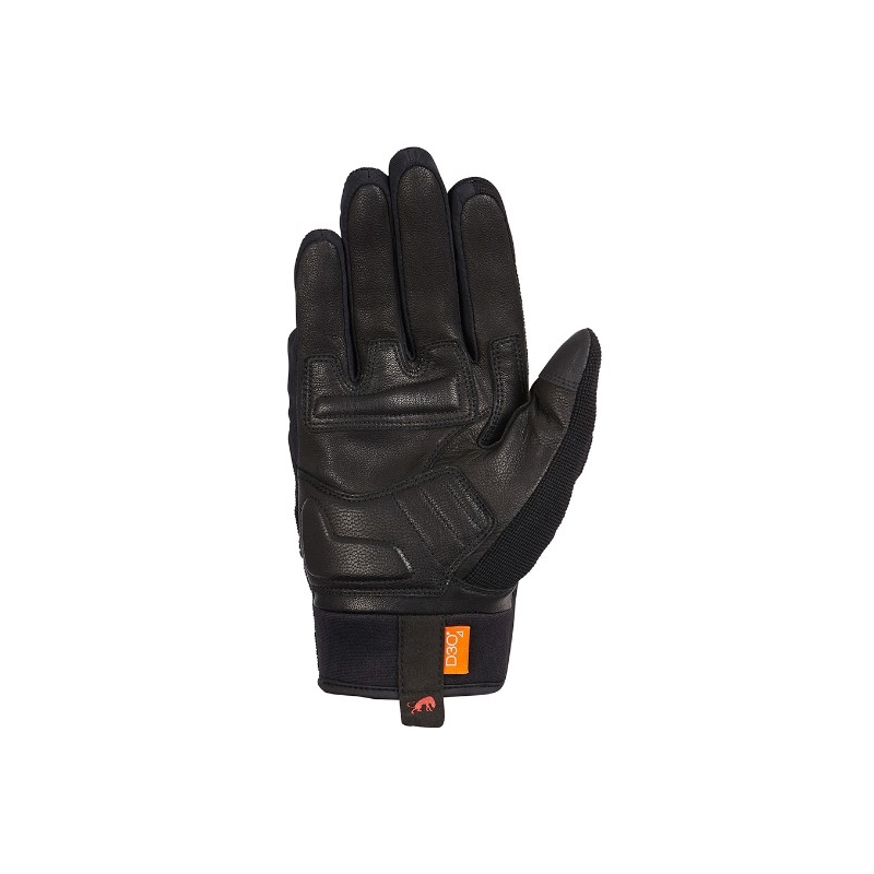 Guantes de moto Furygan Jet D3O negro-rojo