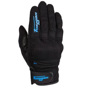 Guantes de moto Furygan Jet D3O negro y azul
