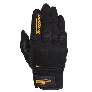 Guantes de moto Furygan Jet D3O negro-naranja