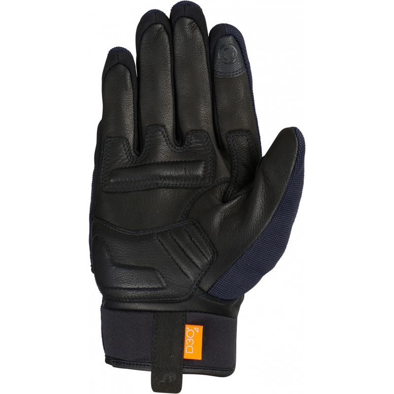 Guantes de moto Furygan Jet D3O azul-negro