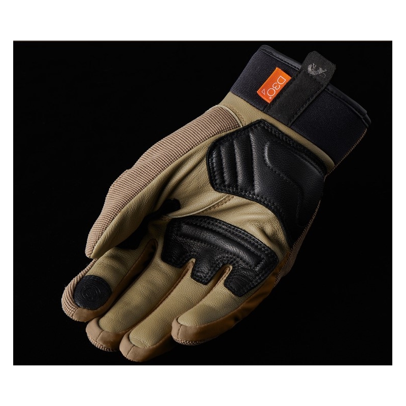 Guantes de moto Furygan Jet D3O marrón-negro