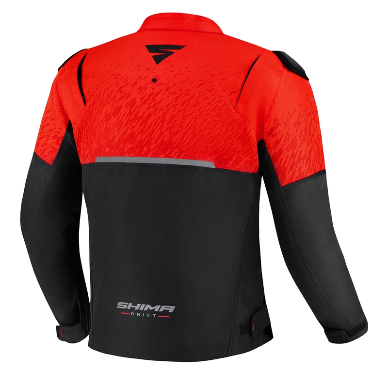 Chaqueta de moto Shima Drift negro-rojo
