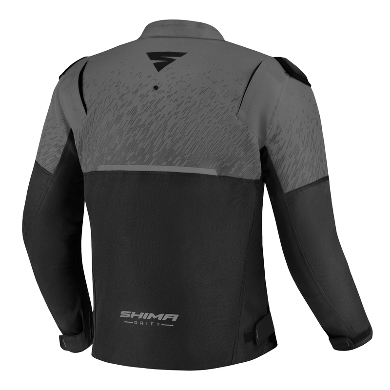 Chaqueta de moto Shima Drift negro-gris