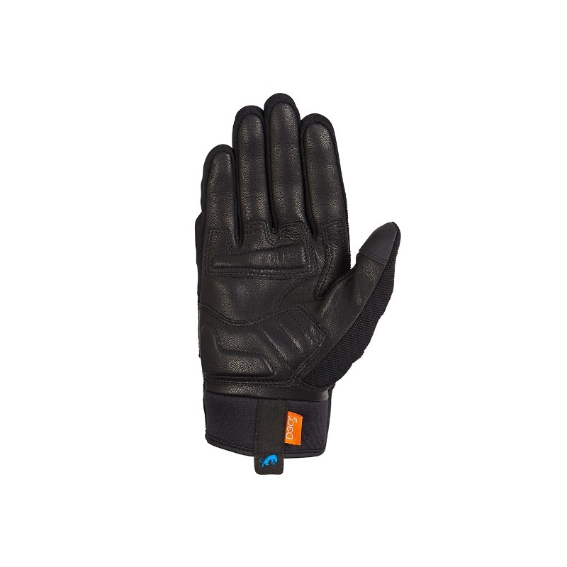 Guantes de moto Furygan Jet D3O para mujer en negro y turquesa