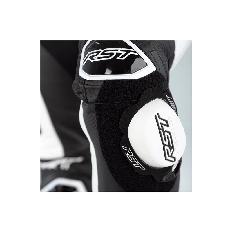 Mono de moto de una pieza RST Pro Series Airbag negro y blanco liquidación