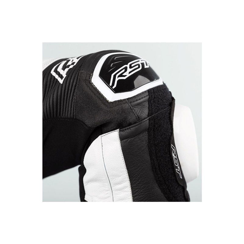 Mono de moto de una pieza RST Pro Series Airbag negro y blanco liquidación