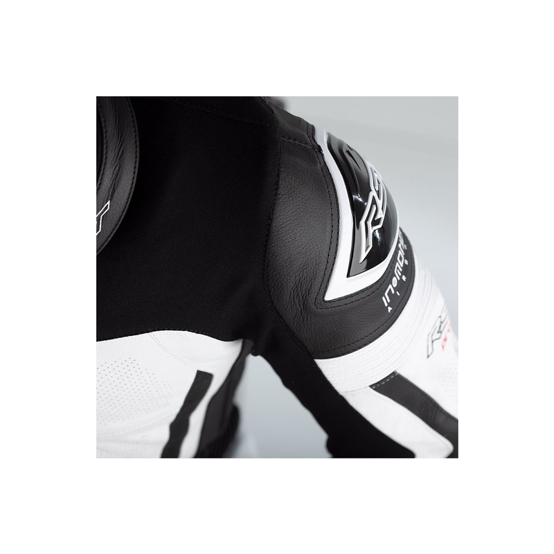 Mono de moto de una pieza RST Pro Series Airbag negro y blanco liquidación