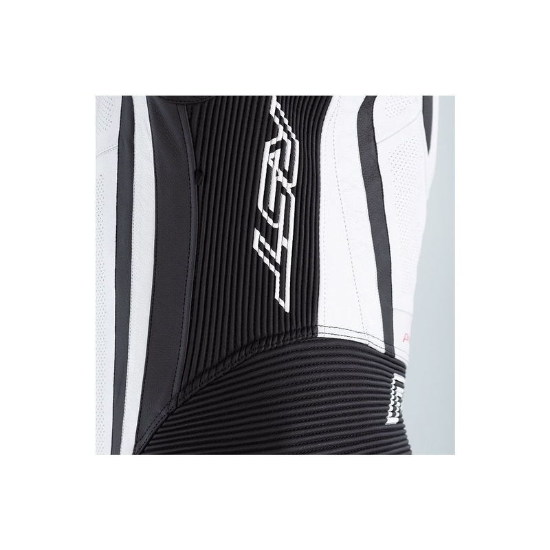 Mono de moto de una pieza RST Pro Series Airbag negro y blanco liquidación