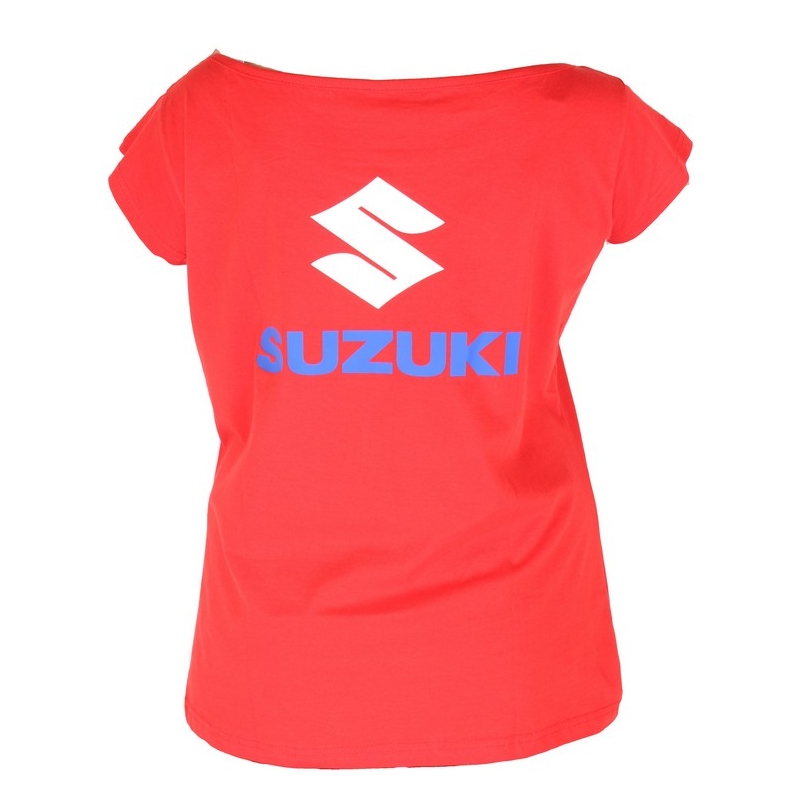 Dámské triko s logem Suzuki červené výprodej