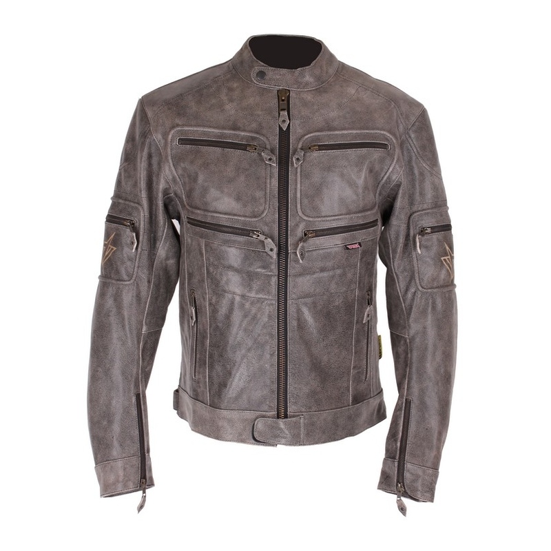 Bunda na motorku RSA hnědá výprodej