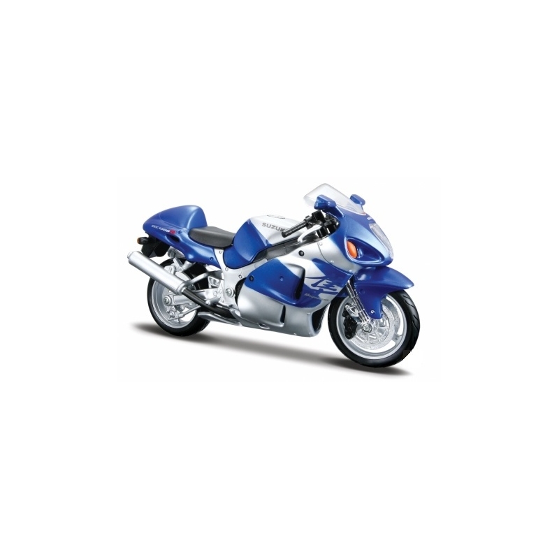 Model motocyklu Maisto Suzuki GSX 1300R Hayabusa modrá
