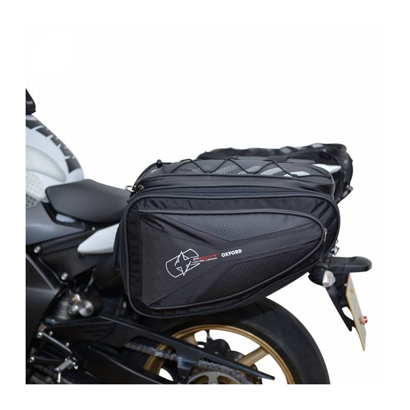 Maletas laterales Oxford P60R para moto liquidación