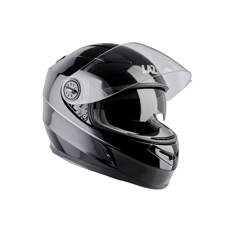Casco integral de moto Lazer Bayamo Z-Line negro metal liquidación
