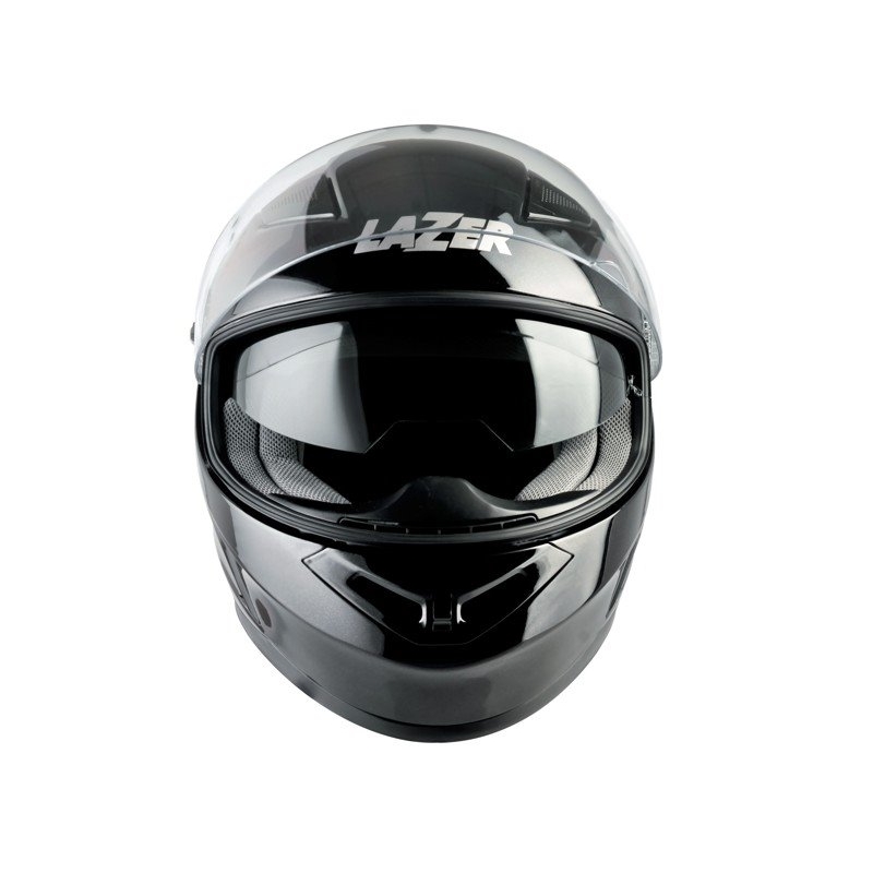 Casco integral de moto Lazer Bayamo Z-Line negro metal liquidación