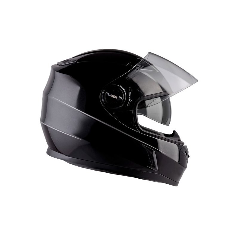 Casco integral de moto Lazer Bayamo Z-Line negro metal liquidación