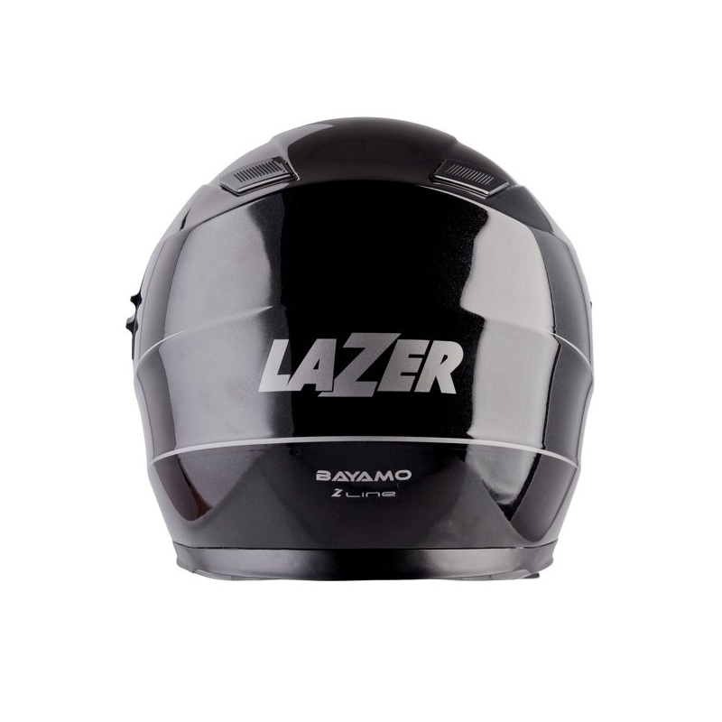 Casco integral de moto Lazer Bayamo Z-Line negro metal liquidación