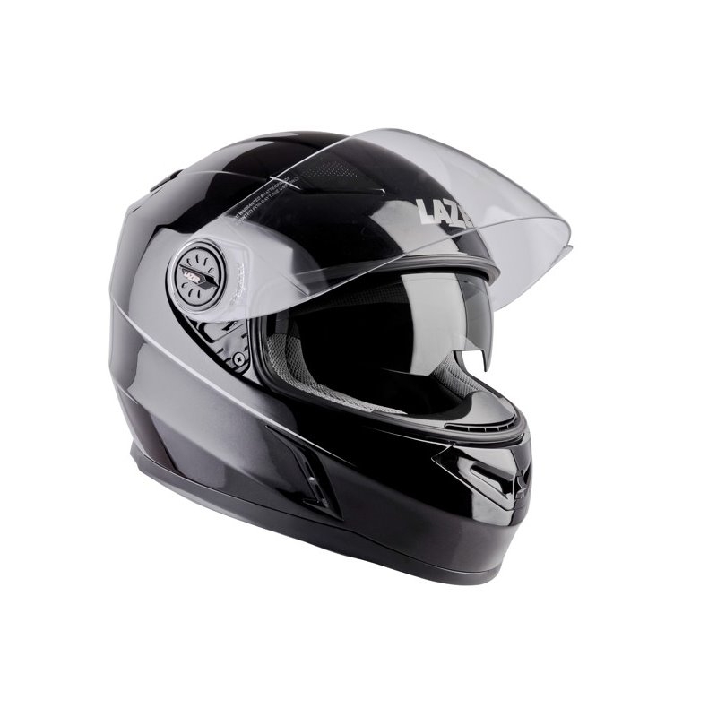 Casco integral de moto Lazer Bayamo Z-Line negro metal liquidación
