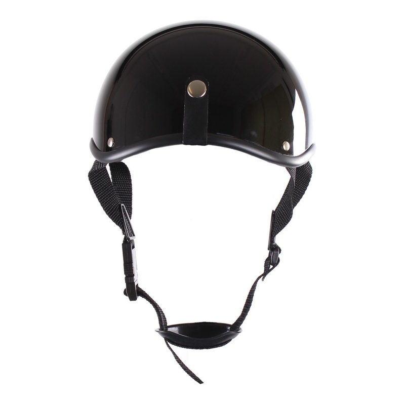 Casco de moto RSA Chopper negro brillante