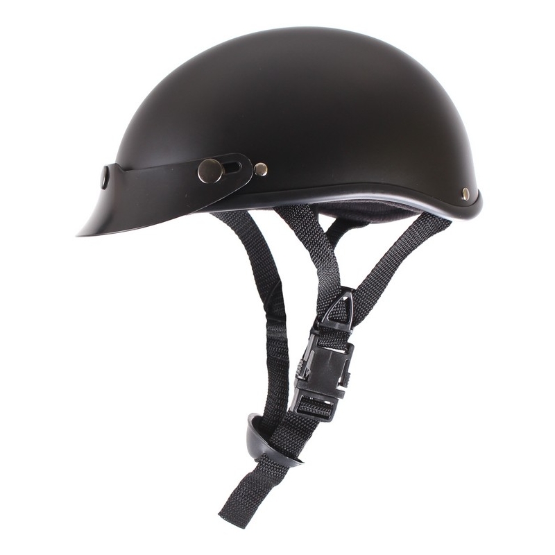 Casco de moto RSA Chopper negro mate