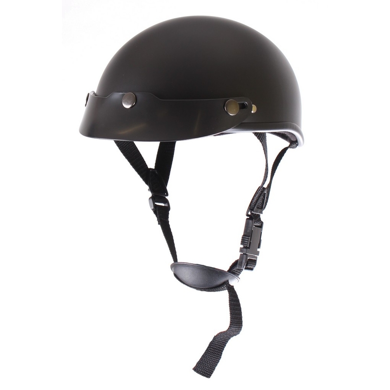 Casco de moto RSA Chopper negro mate