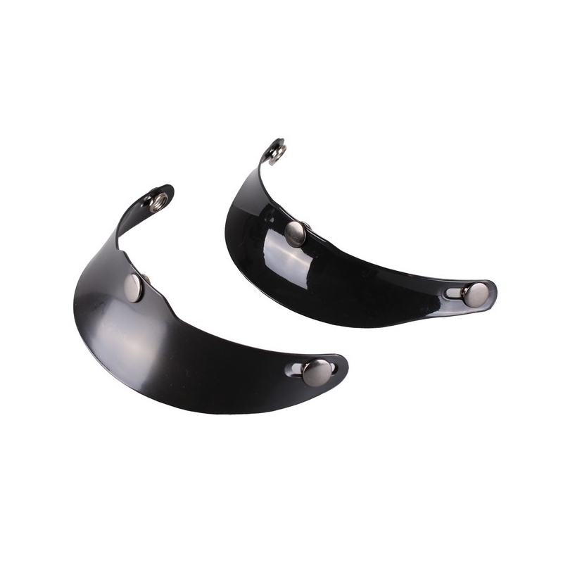Casco de moto RSA Chopper negro brillante