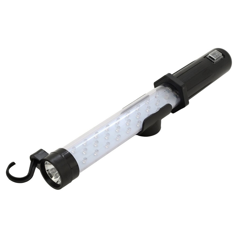 Linterna de montaje 27+7LED recargable 12/220V Li-on 1200mAh