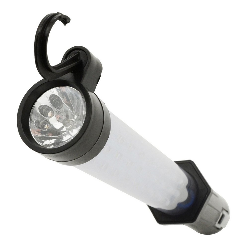Linterna de montaje 27+7LED recargable 12/220V Li-on 1200mAh