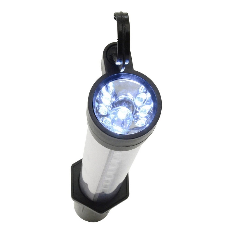 Linterna de montaje 27+7LED recargable 12/220V Li-on 1200mAh