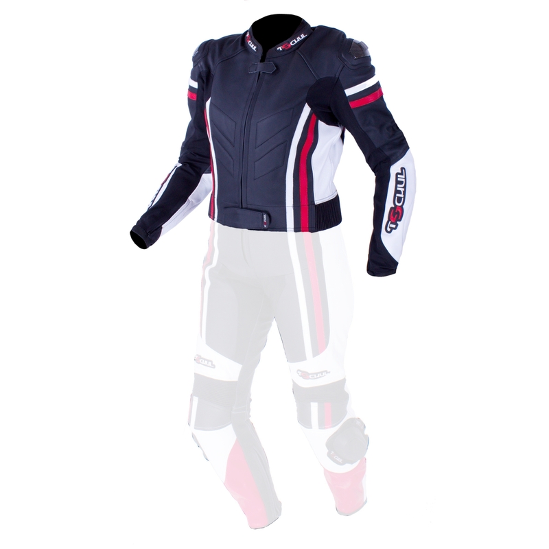 Dámská bunda Tschul 556 černo-bílo-červená výprodej