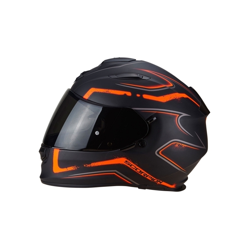 Integrální přilba Scorpion EXO-510 Air Radium černo-oranžová