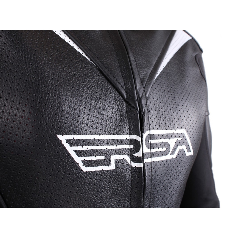 Dámská kombinéza na motorku RSA Destiny 2 černo-bílá výprodej