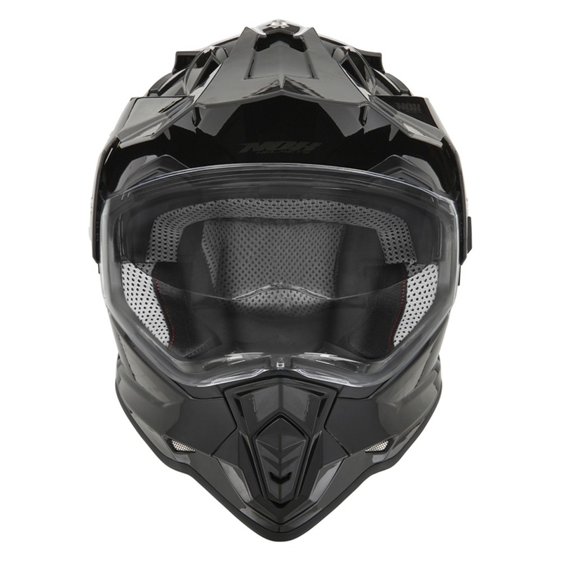 Casco de enduro NOX N312 negro brillante