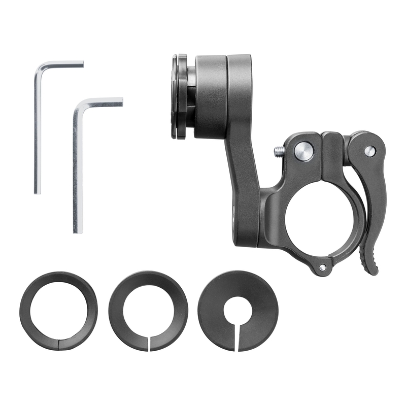 Soporte de manillar de liberación rápida Interphone Quiklox negro