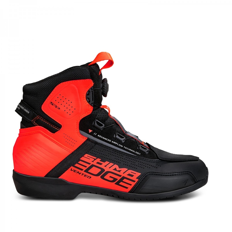 Botas de moto Shima Edge Vent rojas