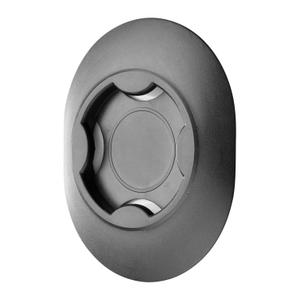 Interphone SMQUIKLOXPAD base adhesiva para soportes QUIKLOX negro