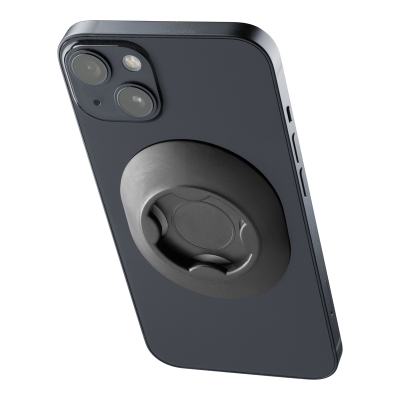 Interphone SMQUIKLOXPAD base adhesiva para soportes QUIKLOX negro