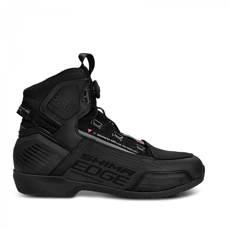 Botas de moto Shima Edge WP negras