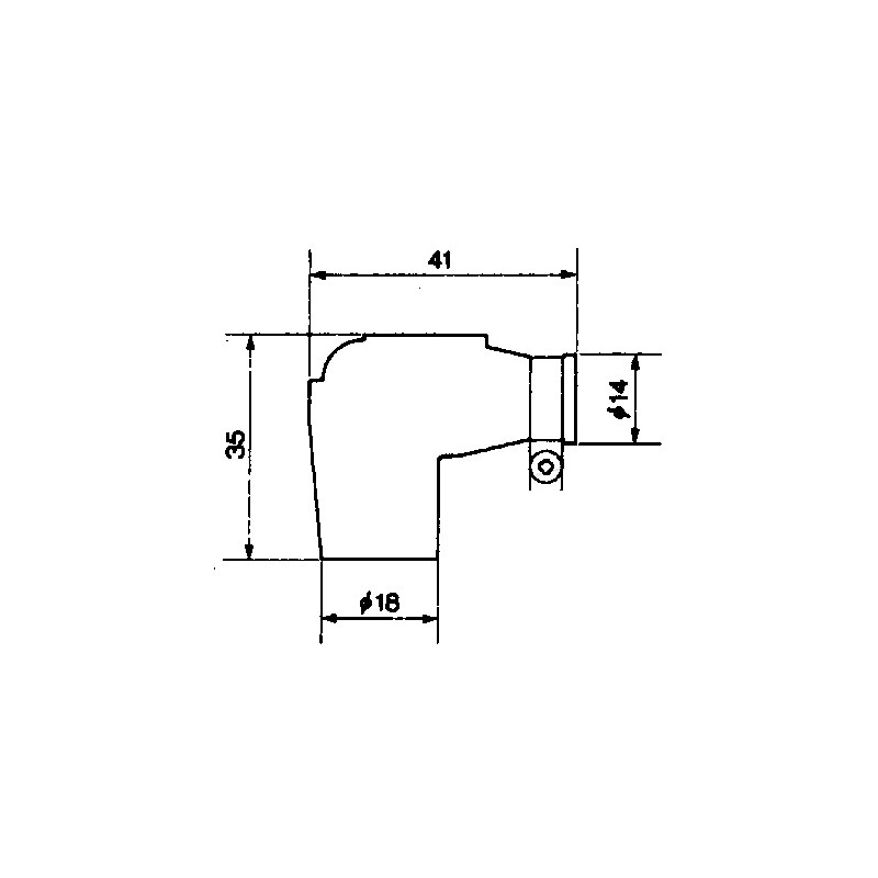 Koncovka zapalovací svíčky NGK