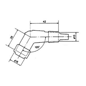 Koncovka zapalovací svíčky NGK červená