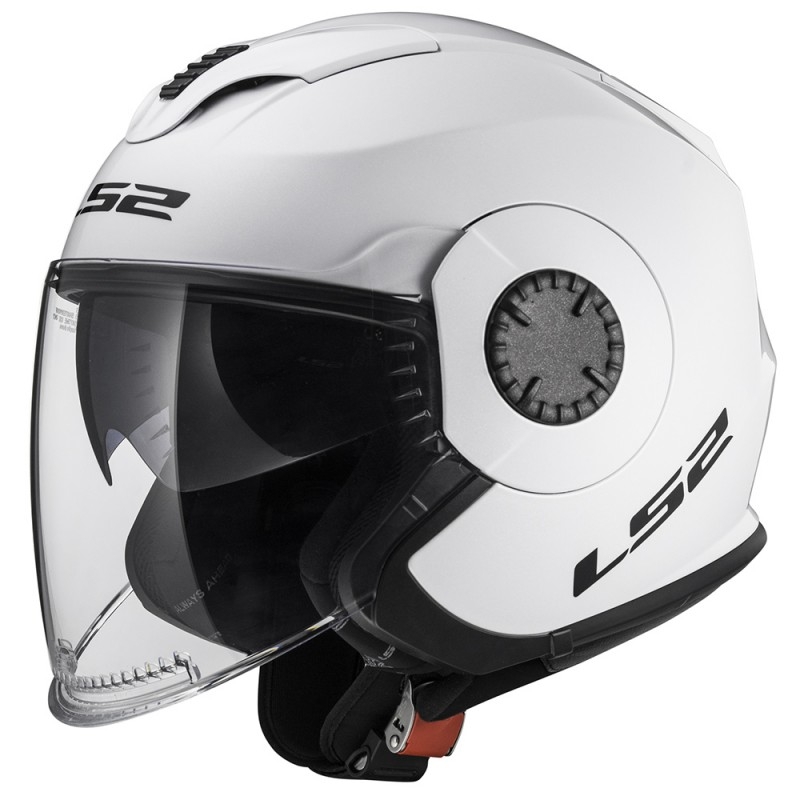 Casco abierto LS2 OF570 Verso blanco brillante