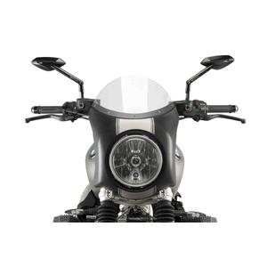 Plexi štít PUIG SEMI-FAIRING matná černá průhledný