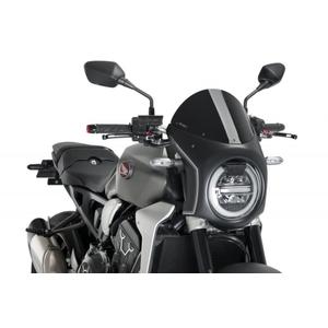 Plexi štít PUIG SEMI-FAIRING matná černá černý
