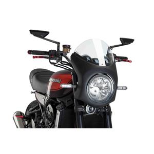 Plexi štít PUIG SEMI-FAIRING matná černá průhledný