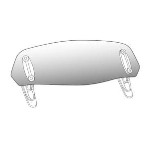 Přídavné plexi nastavitelné PUIG clip-on průhledný