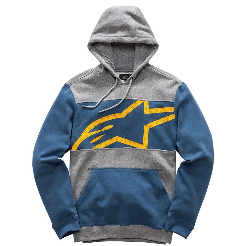 Mikina Alpinestars Protocol Fleece šedo-modrá