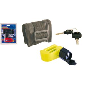 Zámek na kotouč RMS MINI DE-LUXE d6mm s taškou